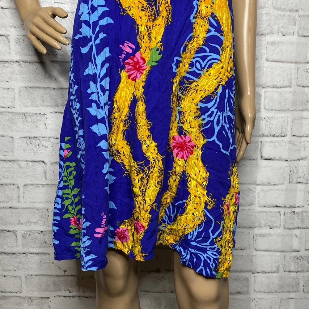 Mamo Howell Hawaii vintage mini dress floral - Picture 8 of 9